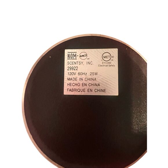 Scentsy NOM-ance Home Antique Cross Electric Wax Warmer White OS - Picture 3 of 4